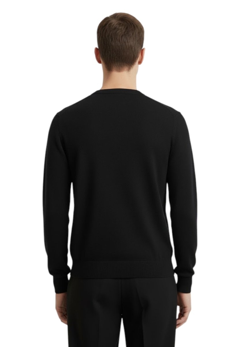 KANGRA - Girocollo Manica Lunga Nero - 10Decimi