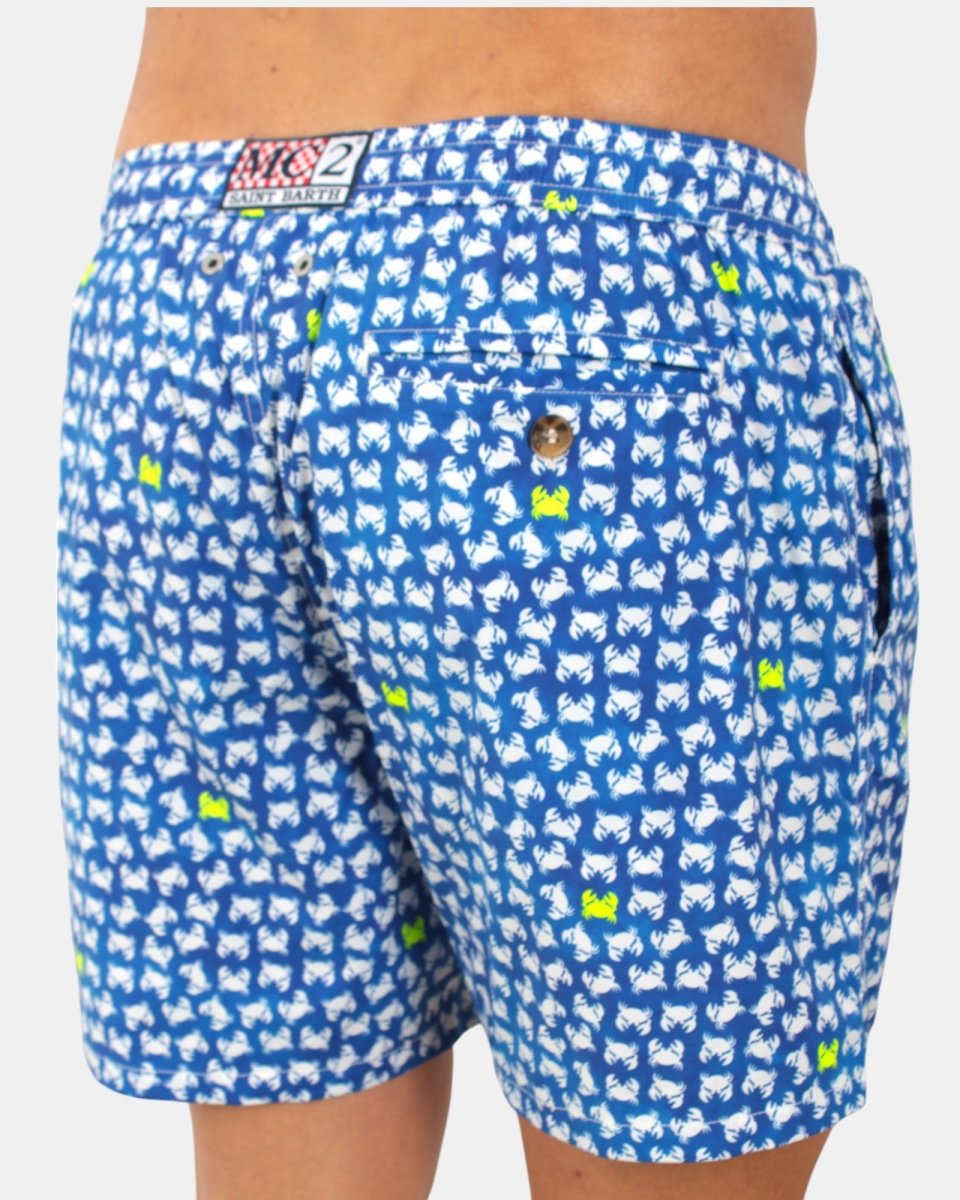 LIGHT AND STRETCH SWIMSHORT - CRAB BACKGROUND 6194 - 10Decimi
