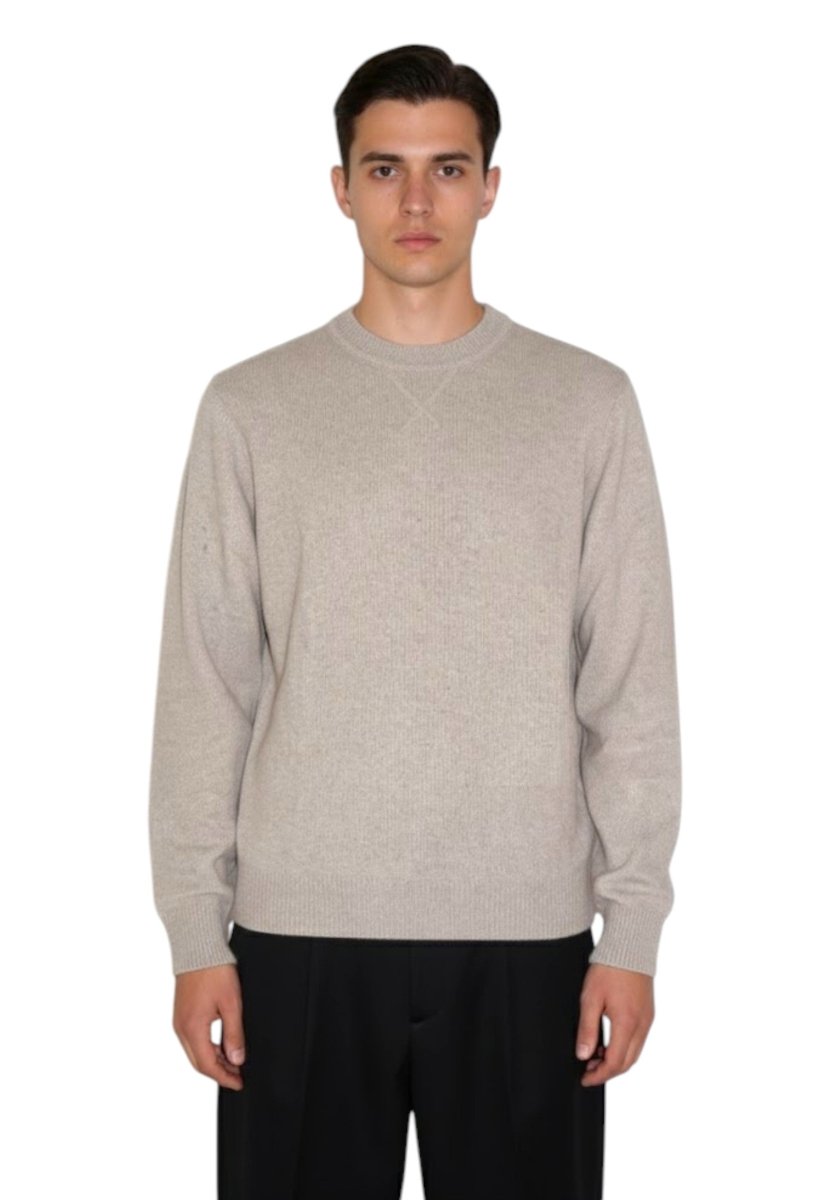 maglia a girocollo - beige - 10Decimi