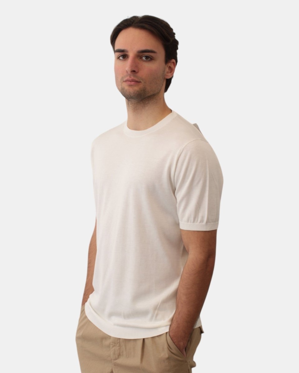 MAGLIA A GIROCOLLO KANGRA IN RASATO CALATO - 25 LATTE - 10Decimi