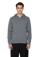 maglia con zip - grigio medio - 10Decimi