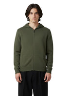 maglia con zip - verde militare - 10Decimi
