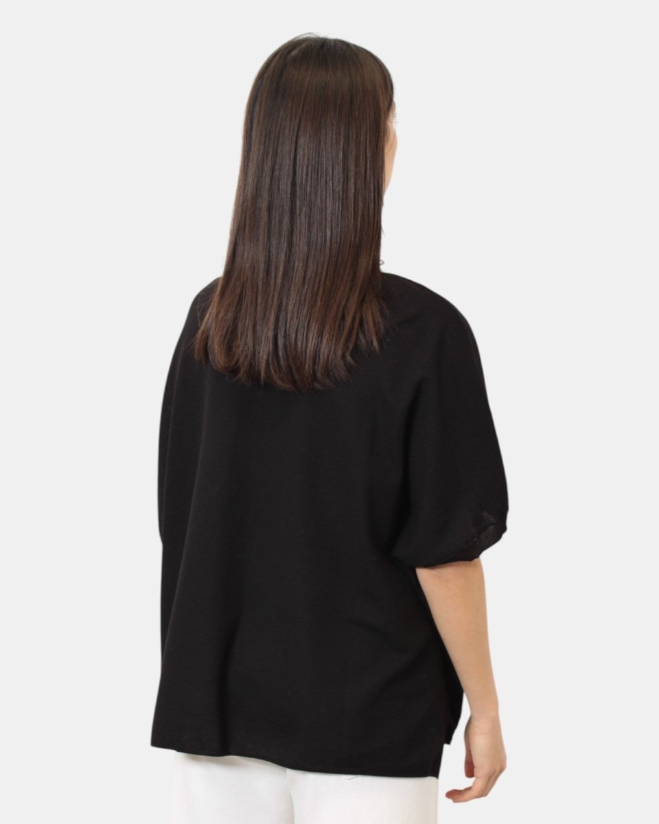 MAGLIA MEIMEI J - 100 NERO - 10Decimi