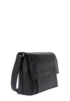 messenger micron in pelle martellata - nero - 10Decimi