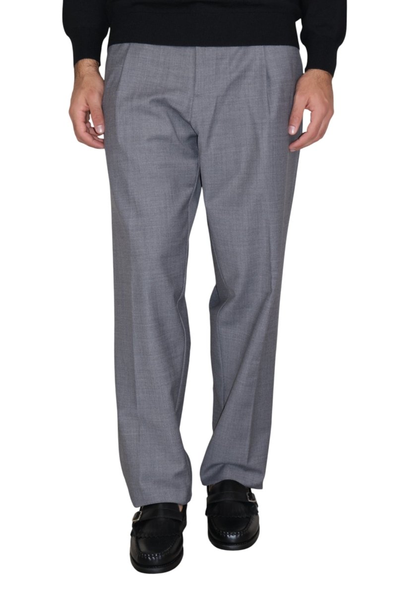 pantalone in cordura di lana - 34 grigio scuro - 10Decimi