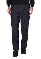 pantalone in cordura di lana - 999 nero - 10Decimi