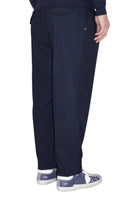 pantalone in flanella tecnica - 037 blu navy - 10Decimi