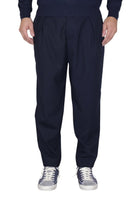 pantalone in flanella tecnica - 037 blu navy - 10Decimi