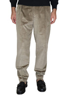 pantalone in velluto - 28 tortora - 10Decimi