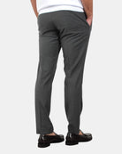 PANTALONE TASCA A FILO MICHELE CARBONE MOD. BRAD CAPRI - 579 GRIGIO MEDIO - 10Decimi