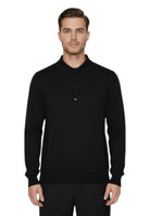 polo con bottoni rasata calata - 13 nero - 10Decimi