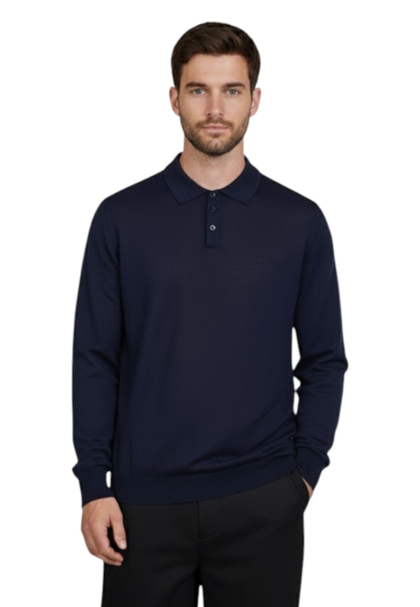 polo con bottoni rasata calata - 248 blu - 10Decimi