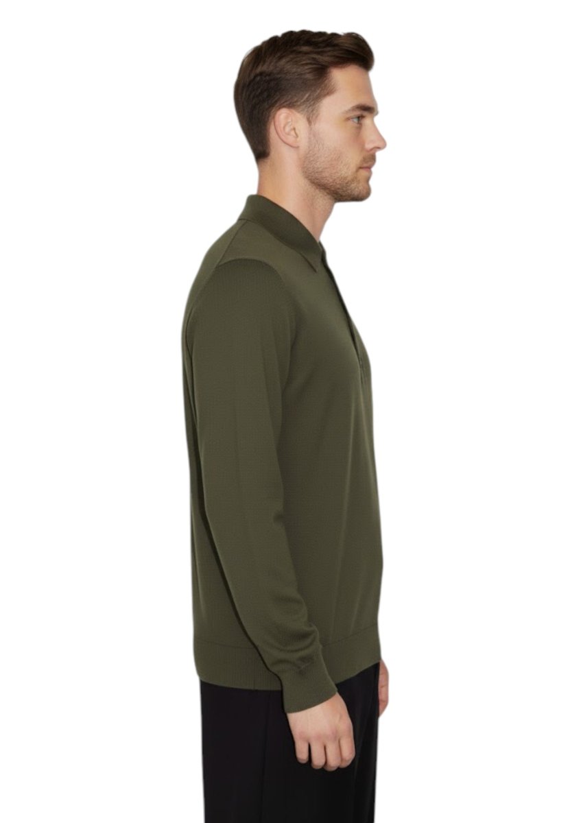 polo con bottoni rasata calata - 93 militare - 10Decimi