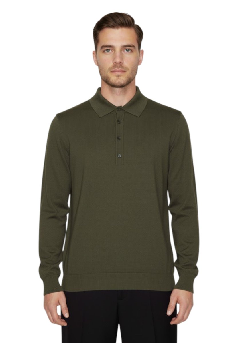 polo con bottoni rasata calata - 93 militare - 10Decimi