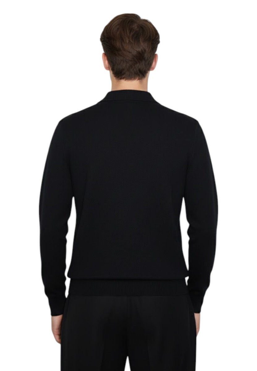 polo rasata - 13 nero - 10Decimi