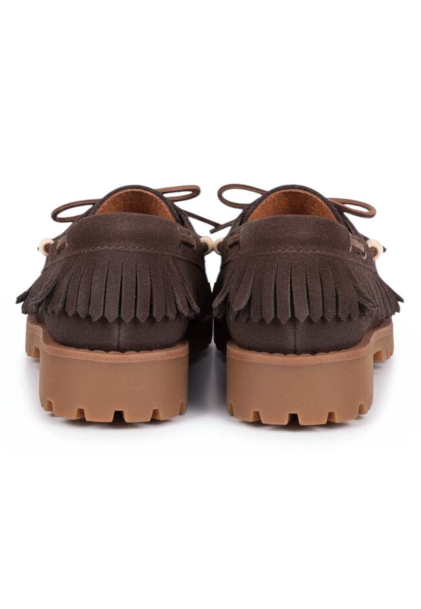 ranger suede fringe woman - abu moka - 10Decimi