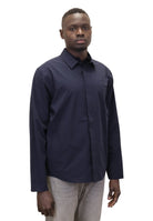 sharrie tech overshirt - k89 blue depth - 10Decimi