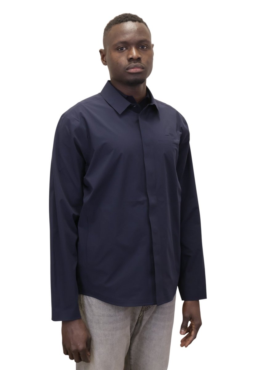sharrie tech overshirt - k89 blue depth - 10Decimi