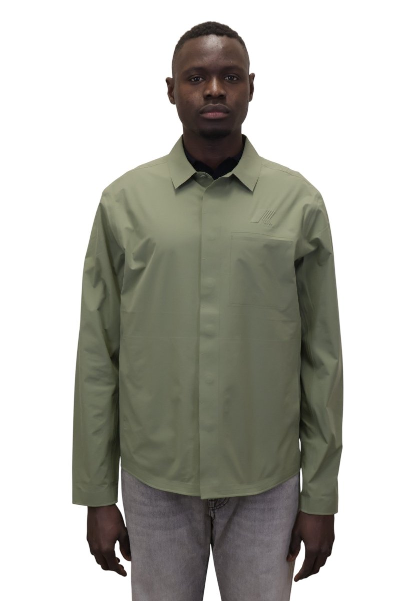 sharrie tech overshirt - v15 green lichen - 10Decimi