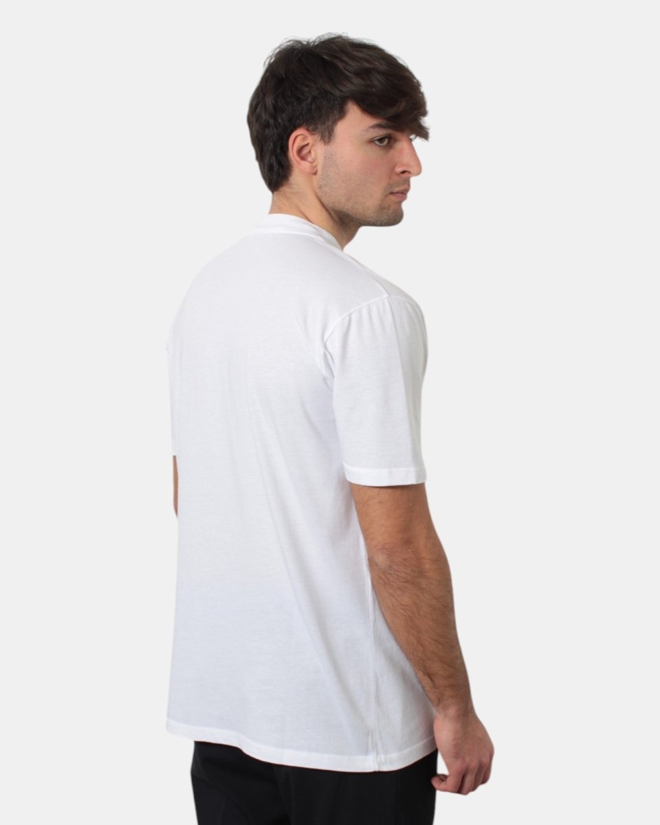 T - SHIRT BELLWOOD BASICA CON COLLO COSTINA - 001 BIANCO - 10Decimi
