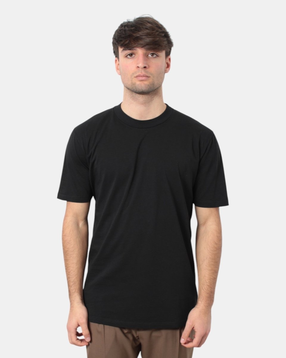 T - SHIRT BELLWOOD BASICA CON COLLO COSTINA - 016 NERO - 10Decimi