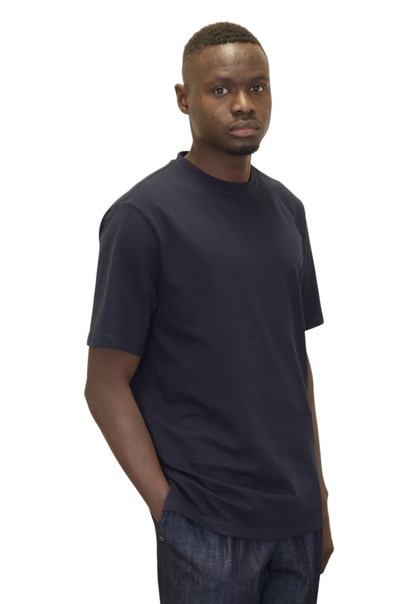 T - SHIRT IN PIQUET - 38 BLU - 10Decimi