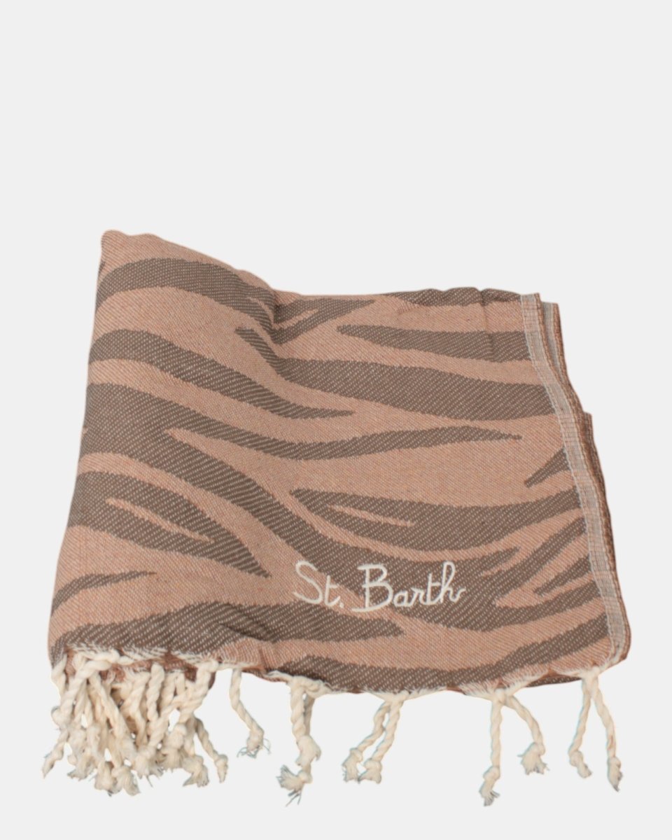 telo mare jacquard con frange - zebra stripes 1118 emb - 10Decimi