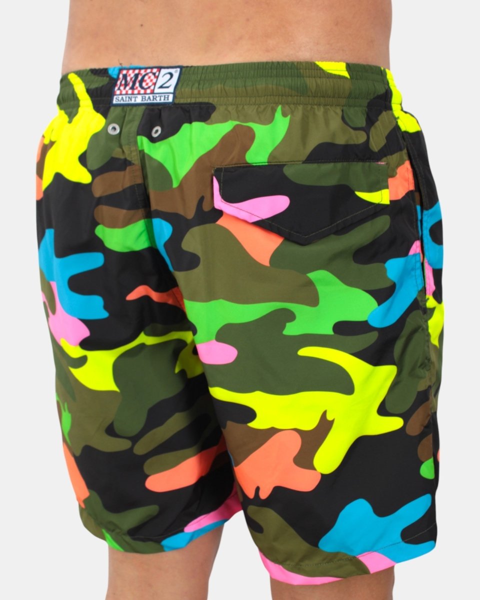 ULTRALIGHT SWIM SHORT - MIM MULTI FLUO 54 - 10Decimi