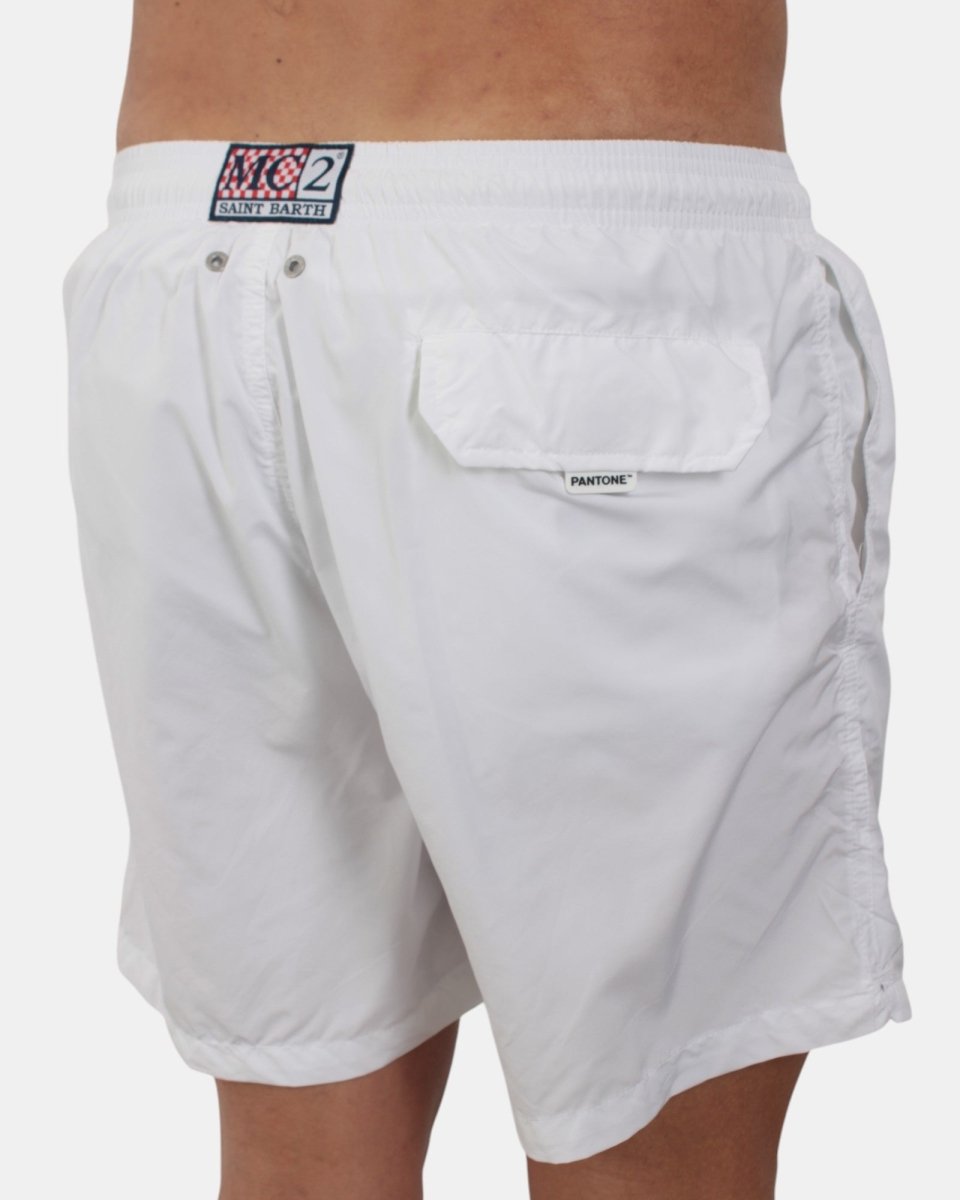 ULTRALIGHT SWIM SHORT PANTONE - 01 WHITE PNT - 10Decimi