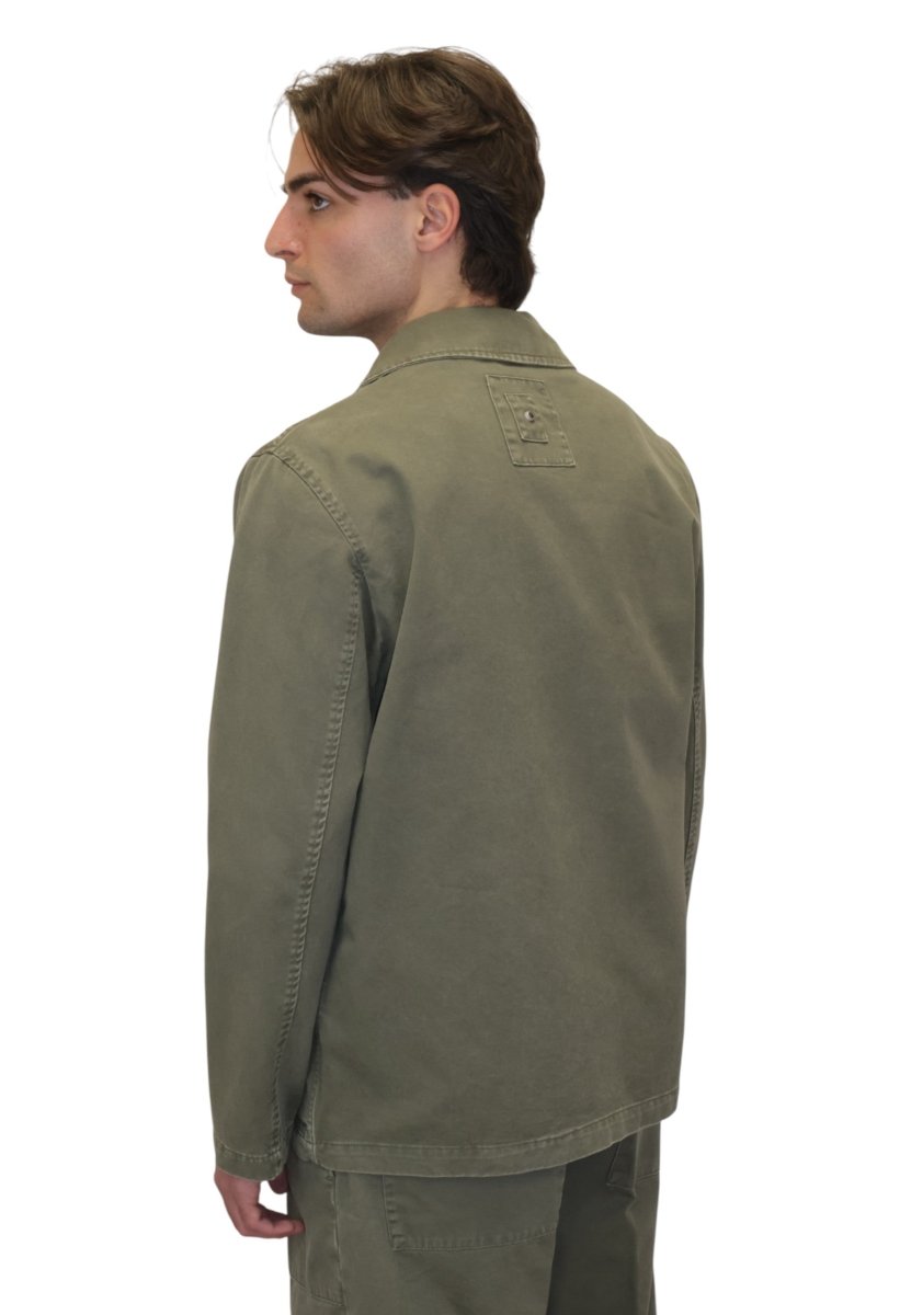 USA COTTON GABARDINE - VERDE MILITARE - 10Decimi