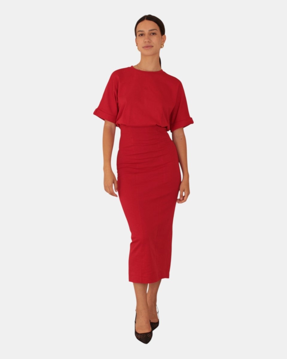 VESTITO JIJIL - ROSSO - 10Decimi