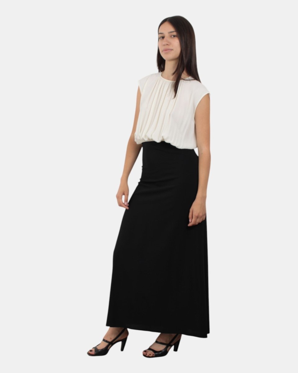 VESTITO JUCCA LONGUETTE - 045003 PANNA/NERO - 10Decimi