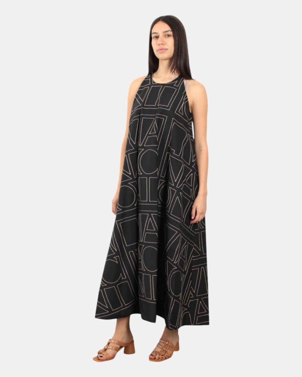 VESTITO LIVIANA CONTI - RIC - 4 RICAMOLOGO NERO - 10Decimi