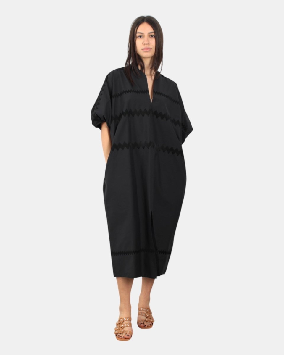 VESTITO LIVIANA CONTI - ZIG - 2 RICAMO ZIG ZAG - 10Decimi