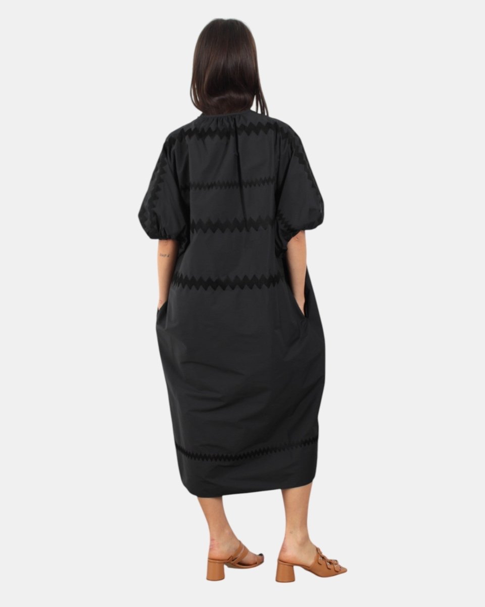 VESTITO LIVIANA CONTI - ZIG - 2 RICAMO ZIG ZAG - 10Decimi