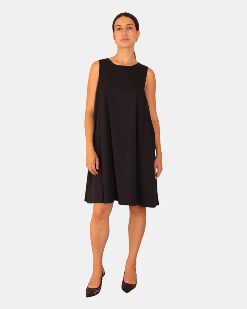 VESTITO MM MAX MARA LEISURE MOD. CAMPALE - 005 NERO - 10Decimi
