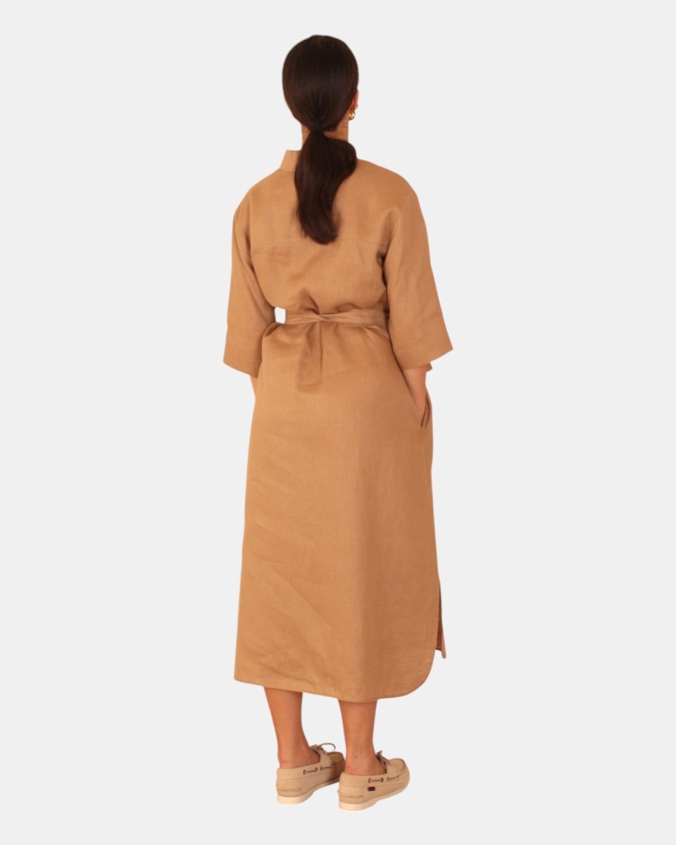 VESTITO MM MAX MARA LEISURE MOD. SALUTE - 008 CAMMELLO - 10Decimi