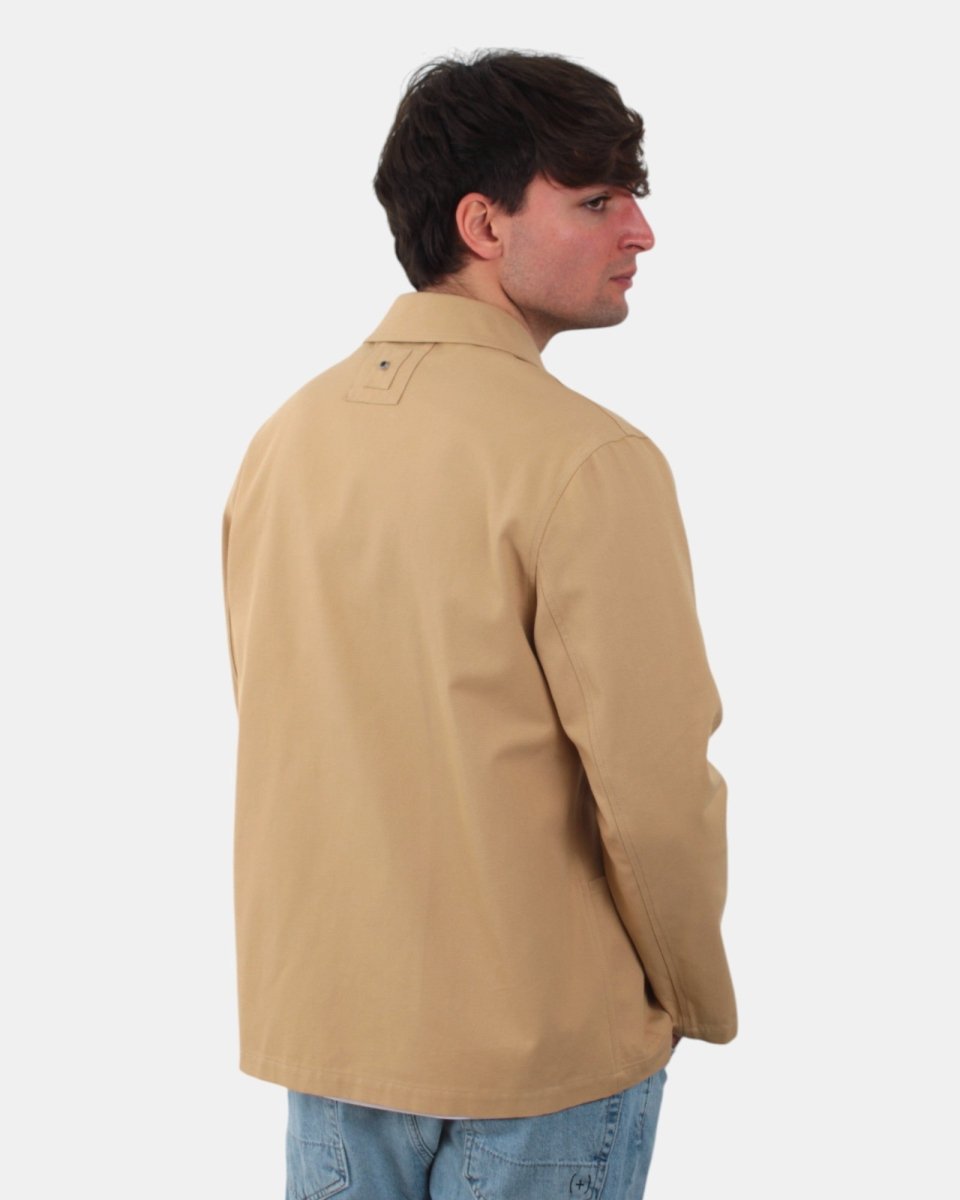 WHITE SAND - Over Shirt Beige - 10Decimi
