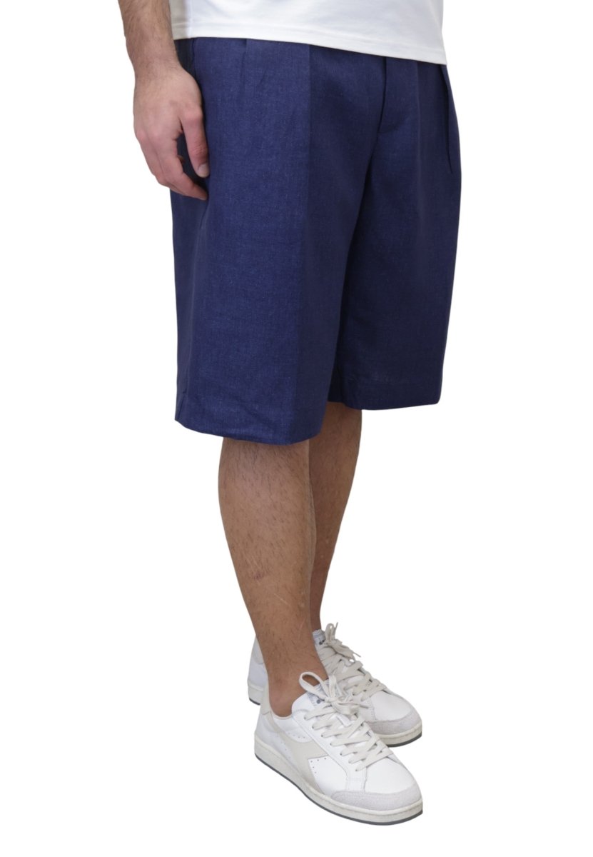 YARM DYED LINEN - BLU NAVY - 10Decimi