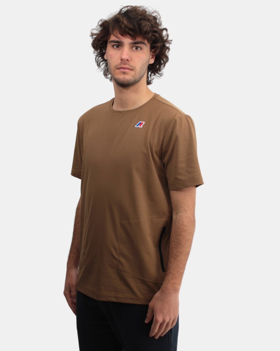 K WAY - T-shirt Brown Corda - 10Decimi