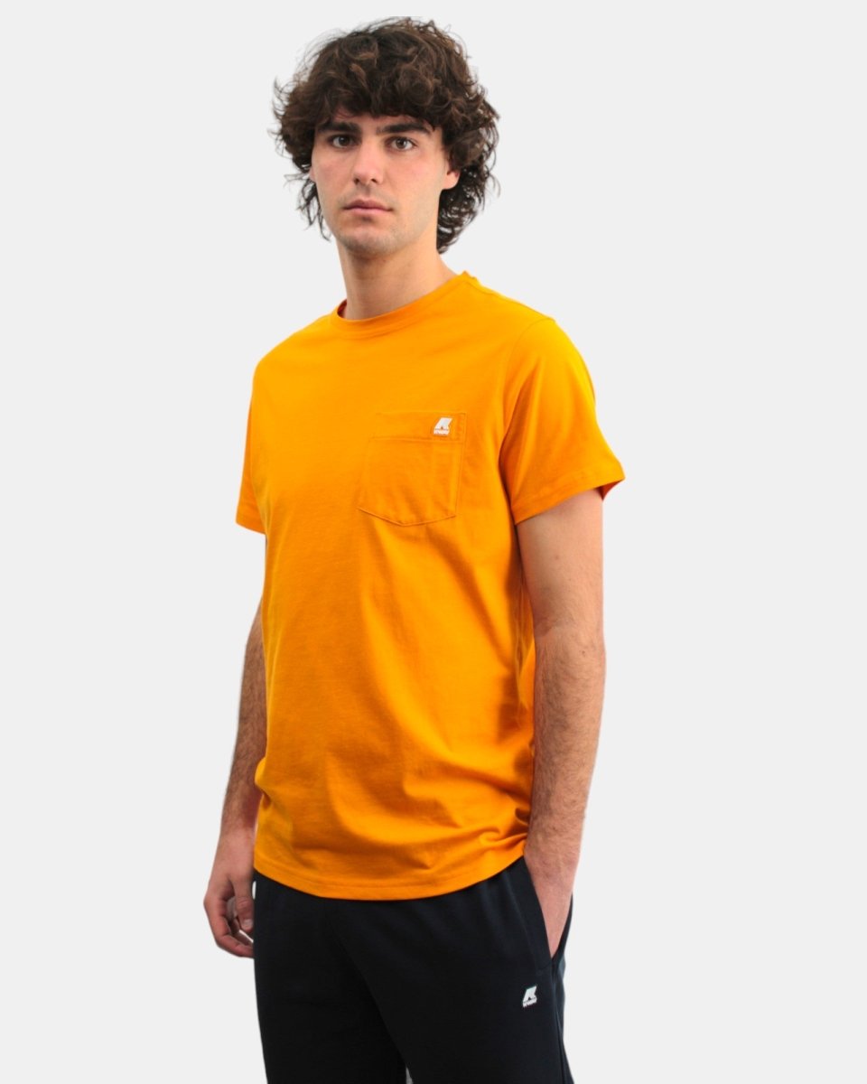 K WAY - T-shirt Orange Md - 10Decimi