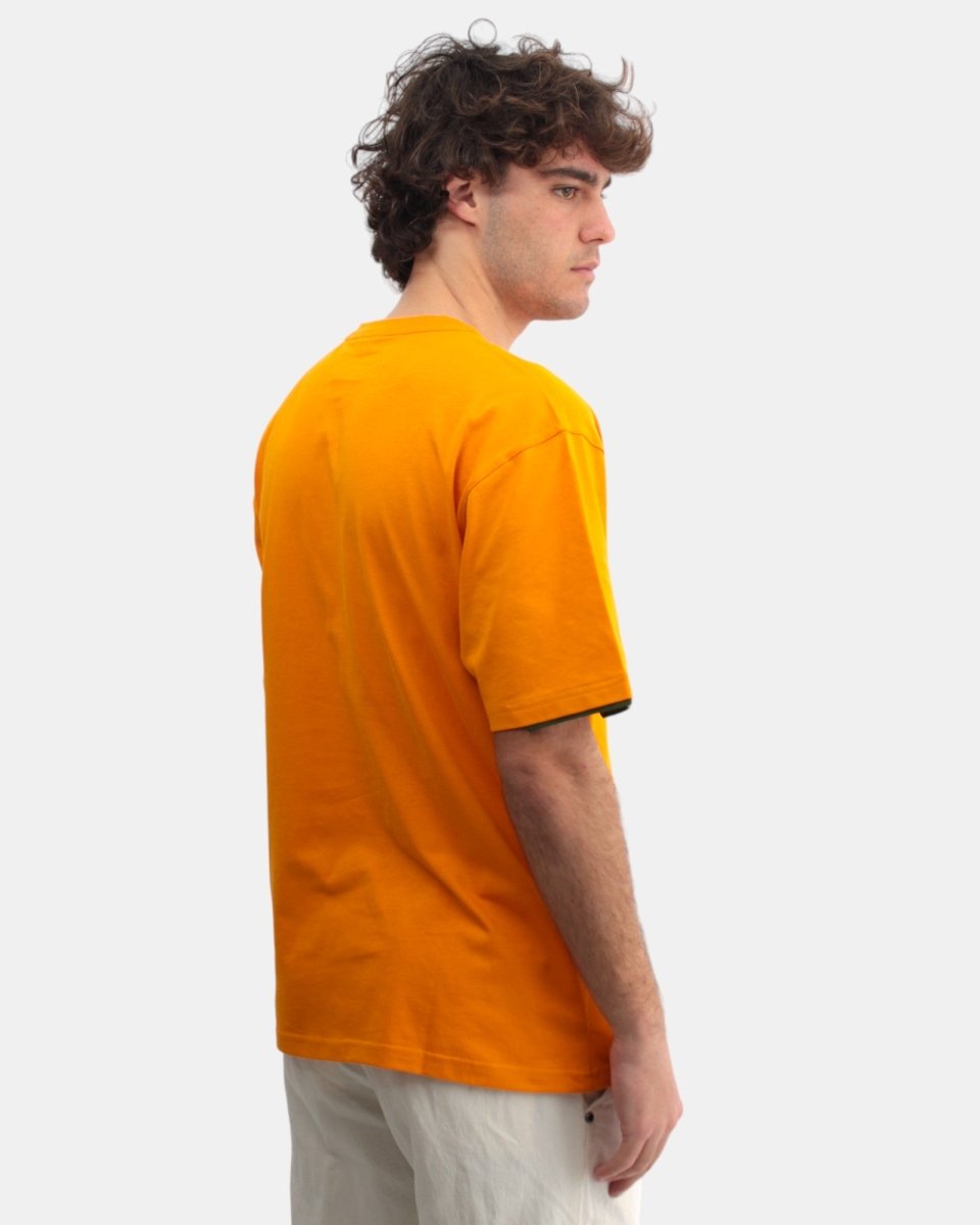 K WAY - T-shirt Orange/green/blue - 10Decimi