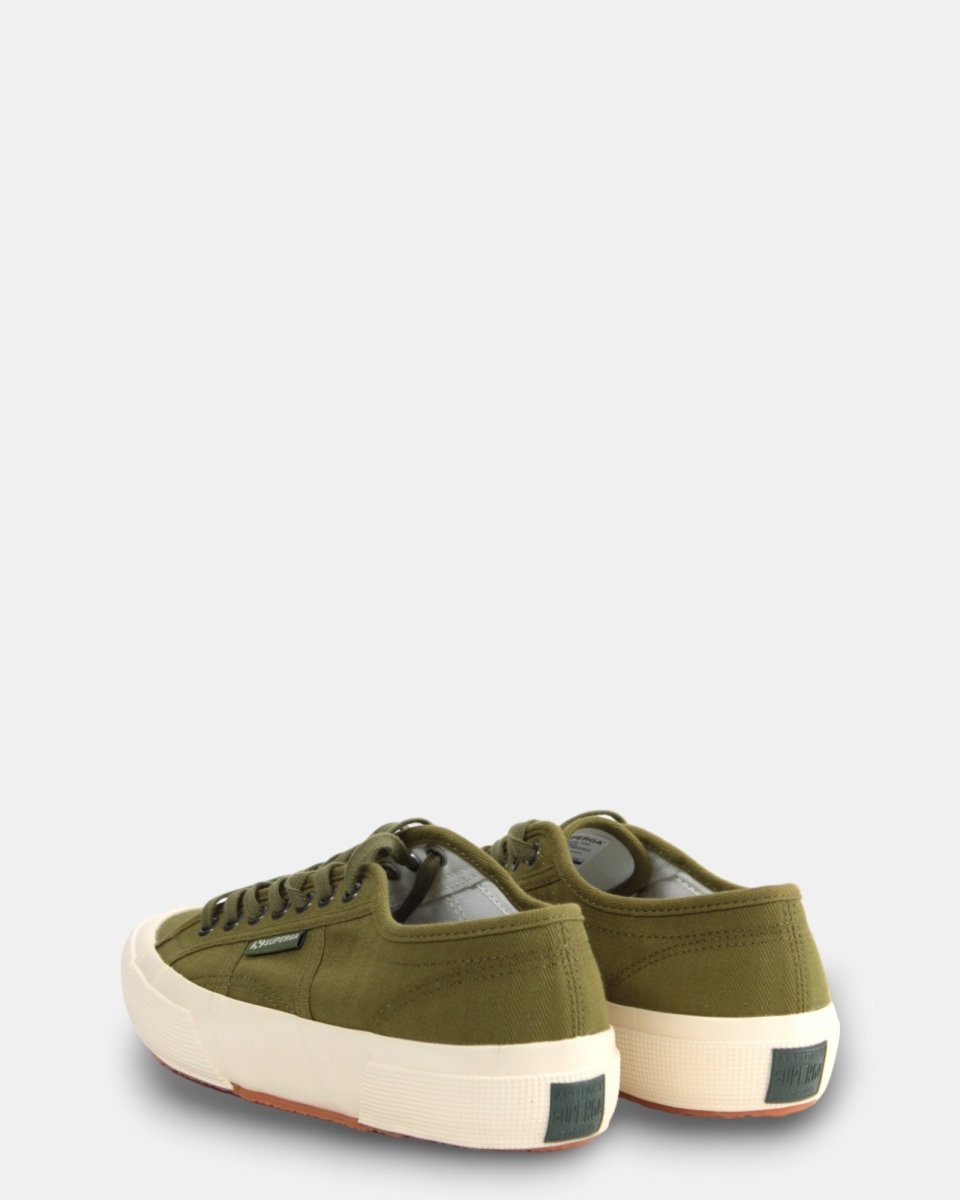 SUPERGA - Sneakers Green/off White - 10Decimi