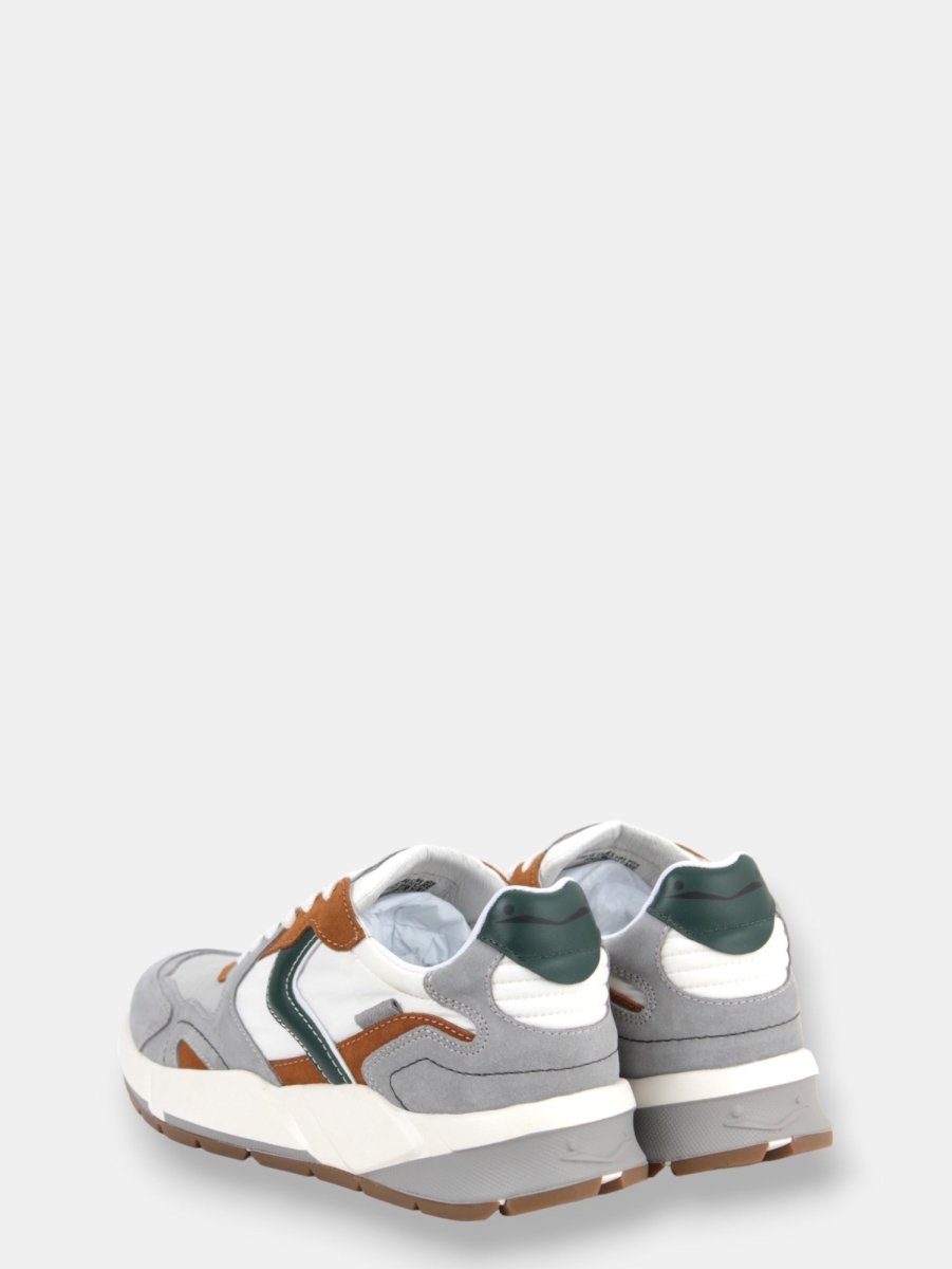 VOILE BLANCHE - Sneakers Grey/white/dark Green - 10Decimi