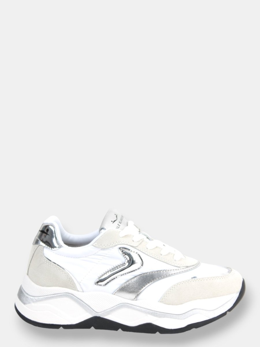 VOILE BLANCHE - Sneakers White/silver - 10Decimi